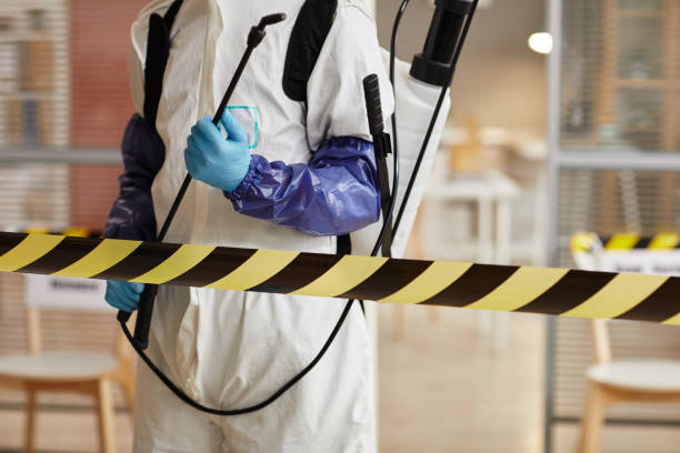 Professional Blood Cleanup technician working in Roseville, MI